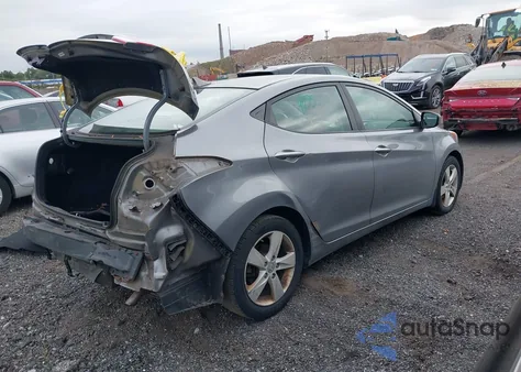 2013 Hyundai Elantra Gls из США, поврежденный, VIN KMHDH4AE0DU630302